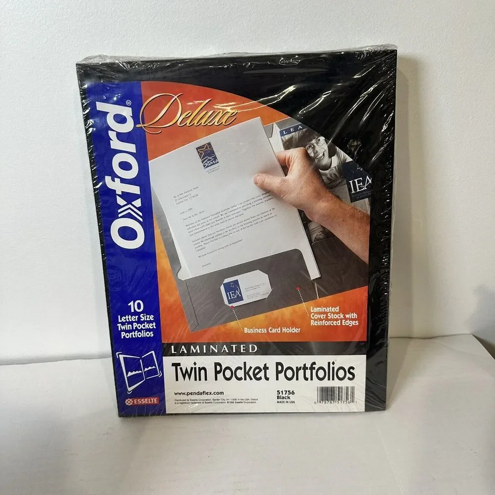 10 Oxford Twin Pocket Portfolios, 8 1/2